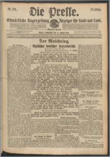 Die Presse 1916, Jg. 34, Nr. 188 Zweites Blatt