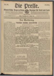 Die Presse 1916, Jg. 34, Nr. 192 Zweites Blatt