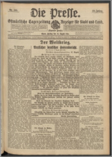 Die Presse 1916, Jg. 34, Nr. 193 Zweites Blatt