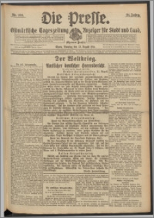 Die Presse 1916, Jg. 34, Nr. 196 Zweites Blatt