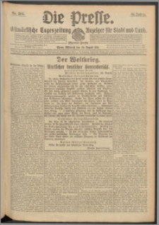 Die Presse 1916, Jg. 34, Nr. 203 Zweites Blatt