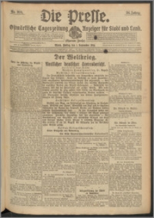 Die Presse 1916, Jg. 34, Nr. 205 Zweites Blatt