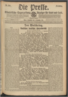 Die Presse 1916, Jg. 34, Nr. 206 Zweites Blatt