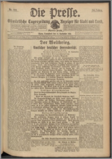 Die Presse 1916, Jg. 34, Nr. 218 Zweites Blatt