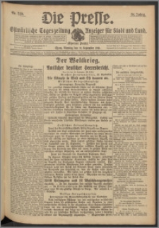 Die Presse 1916, Jg. 34, Nr. 220 Zweites Blatt