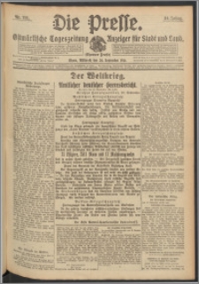 Die Presse 1916, Jg. 34, Nr. 221 Zweites Blatt