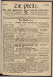 Die Presse 1916, Jg. 34, Nr. 225 Zweites Blatt