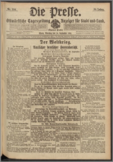 Die Presse 1916, Jg. 34, Nr. 226 Zweites Blatt