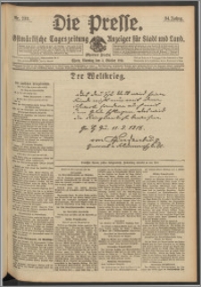 Die Presse 1916, Jg. 34, Nr. 232 Zweites Blatt