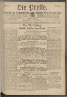 Die Presse 1916, Jg. 34, Nr. 254 Zweites Blatt