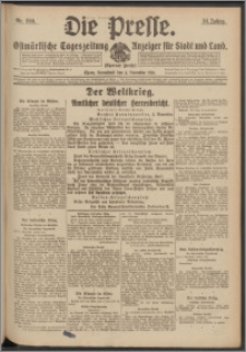 Die Presse 1916, Jg. 34, Nr. 260 Zweites Blatt