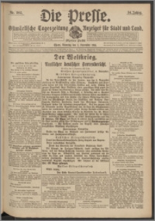 Die Presse 1916, Jg. 34, Nr. 262 Zweites Blatt