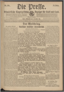 Die Presse 1916, Jg. 34, Nr. 263 Zweites Blatt