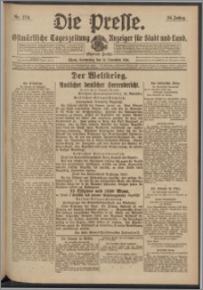 Die Presse 1916, Jg. 34, Nr. 270 Zweites Blatt