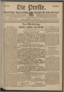 Die Presse 1916, Jg. 34, Nr. 272 Zweites Blatt
