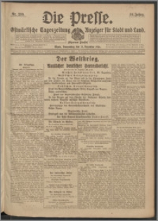 Die Presse 1916, Jg. 34, Nr. 299 Zweites Blatt