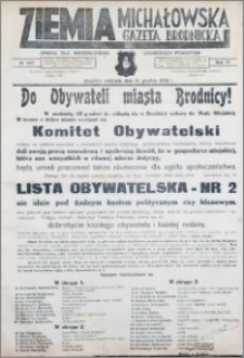 Ziemia Michałowska (Gazeta Brodnicka), R. 1938, Nr 147