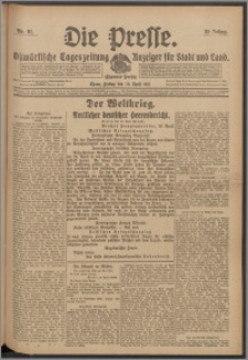 Die Presse 1917, Jg. 35, Nr. 91 Zweites Blatt