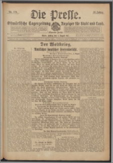 Die Presse 1917, Jg. 35, Nr. 179 Zweites Blatt
