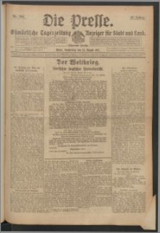 Die Presse 1917, Jg. 35, Nr. 196 Zweites Blatt