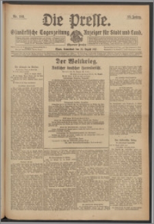 Die Presse 1917, Jg. 35, Nr. 198 Zweites Blatt
