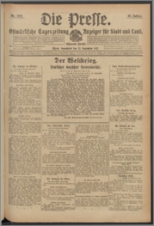 Die Presse 1917, Jg. 35, Nr. 222 Zweites Blatt