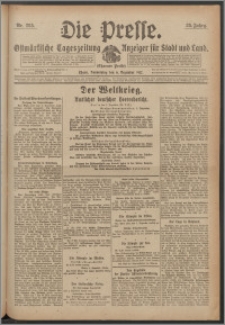 Die Presse 1917, Jg. 35, Nr. 285 Zweites Blatt