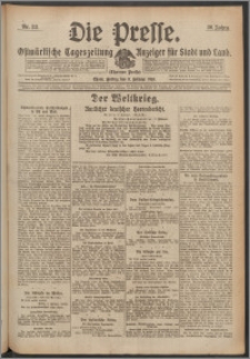 Die Presse 1918, Jg. 36, Nr. 33 Zweites Blatt