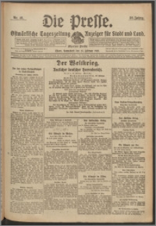 Die Presse 1918, Jg. 36, Nr. 46 Zweites Blatt