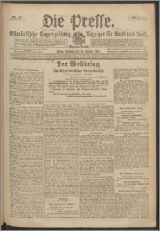 Die Presse 1918, Jg. 36, Nr. 47 Zweites Blatt