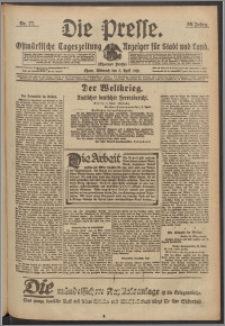 Die Presse 1918, Jg. 36, Nr. 77 Zweites Blatt