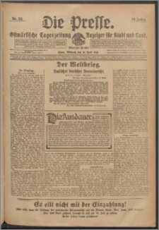 Die Presse 1918, Jg. 36, Nr. 83 Zweites Blatt