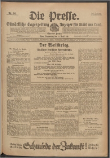 Die Presse 1918, Jg. 36, Nr. 84 Zweites Blatt
