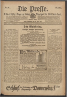 Die Presse 1918, Jg. 36, Nr. 90 Zweites Blatt