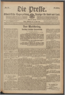 Die Presse 1918, Jg. 36, Nr. 95 Zweites Blatt
