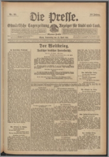 Die Presse 1918, Jg. 36, Nr. 96 Zweites Blatt