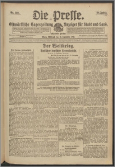 Die Presse 1918, Jg. 36, Nr. 219 Zweites Blatt
