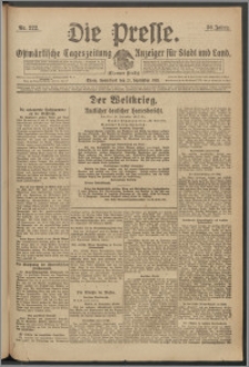 Die Presse 1918, Jg. 36, Nr. 222 Zweites Blatt