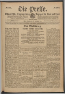 Die Presse 1918, Jg. 36, Nr. 223 Zweites Blatt, Drittes Blatt