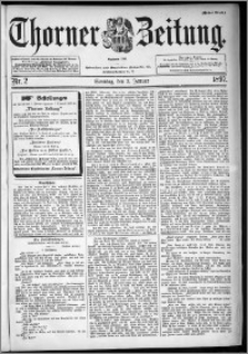 Thorner Zeitung 1897, Nr. 2 Erstes Blatt