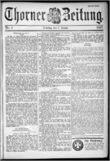 Thorner Zeitung 1897, Nr. 3 Zweites Blatt