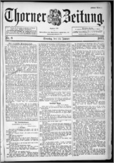 Thorner Zeitung 1897, Nr. 8 Erstes Blatt