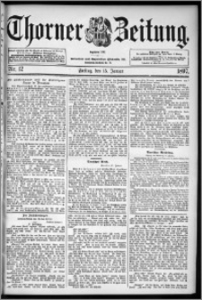 Thorner Zeitung 1897, Nr. 12