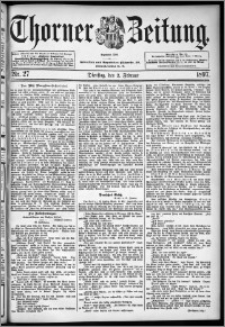Thorner Zeitung 1897, Nr. 27