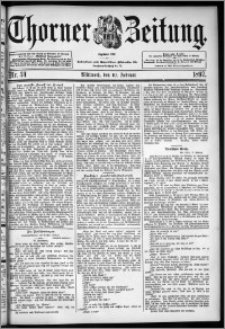 Thorner Zeitung 1897, Nr. 34