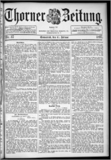Thorner Zeitung 1897, Nr. 37