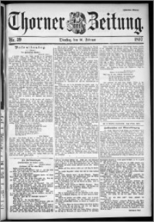 Thorner Zeitung 1897, Nr. 39 Zweites Blatt
