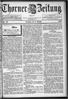 Thorner Zeitung 1897, Nr. 44 Erstes Blatt