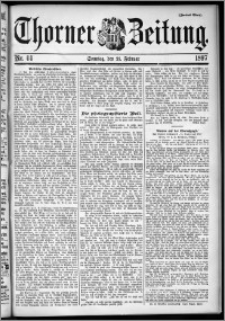 Thorner Zeitung 1897, Nr. 44 Zweites Blatt