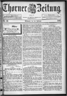 Thorner Zeitung 1897, Nr. 46